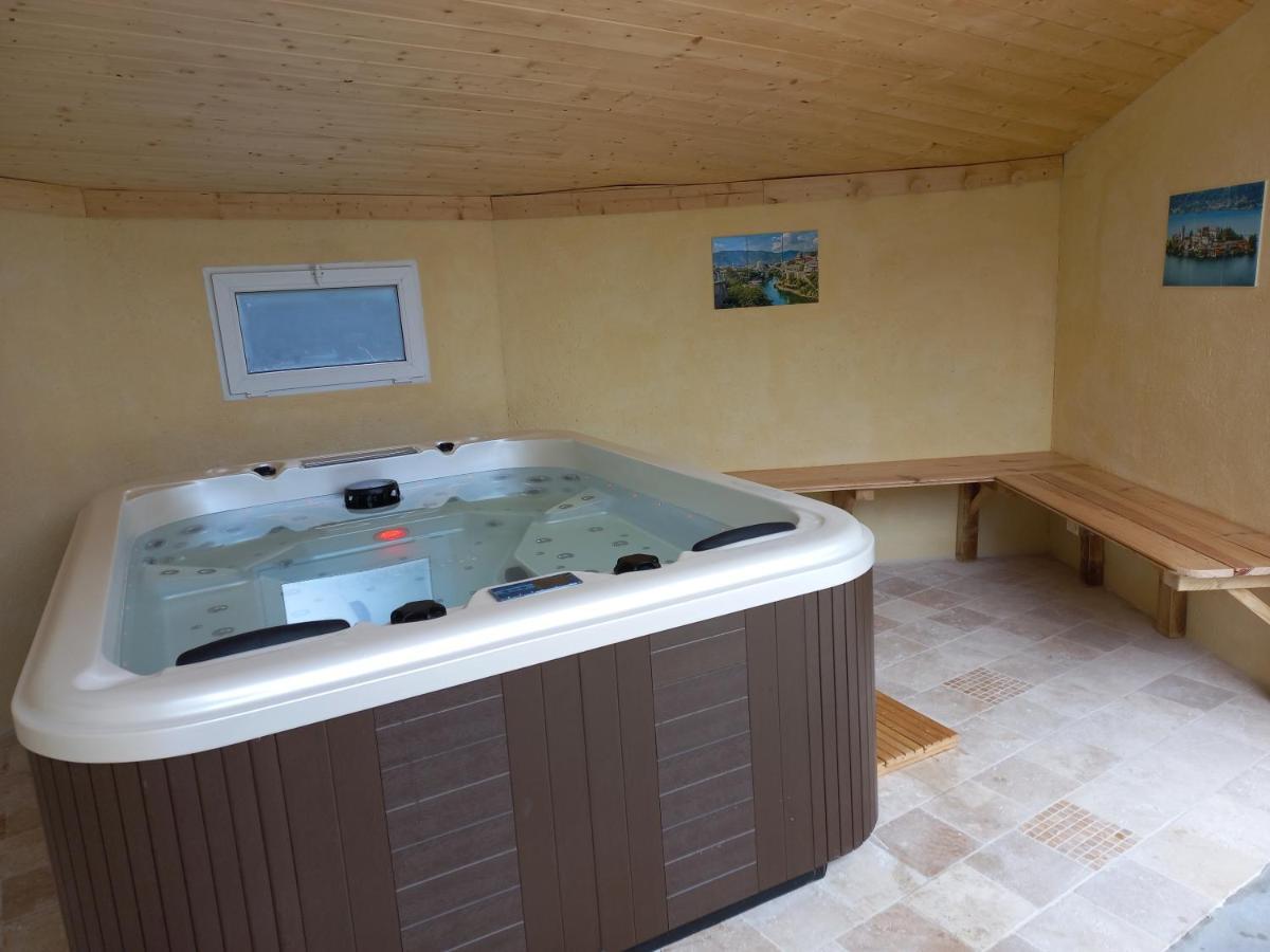 Gites De Plos Appart Chalet Piscine Spa Anduze Eksteriør billede