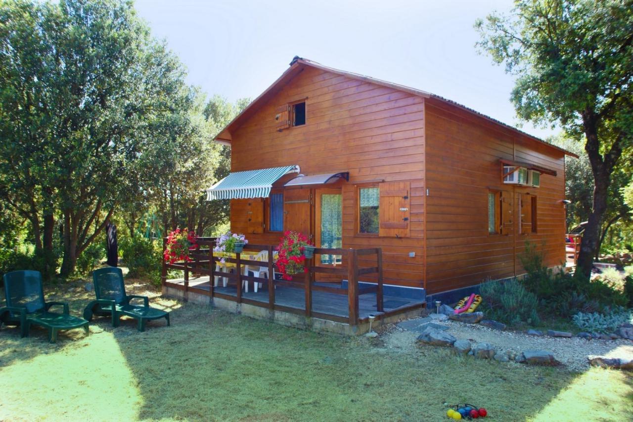 Gites De Plos Appart Chalet Piscine Spa Anduze Eksteriør billede
