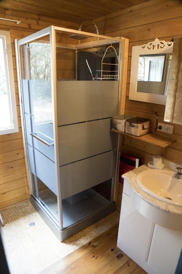 Gites De Plos Appart Chalet Piscine Spa Anduze Eksteriør billede
