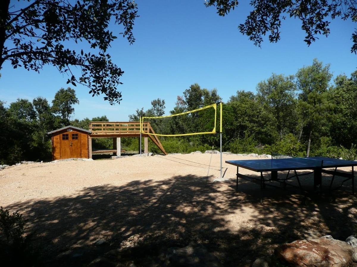 Gites De Plos Appart Chalet Piscine Spa Anduze Eksteriør billede