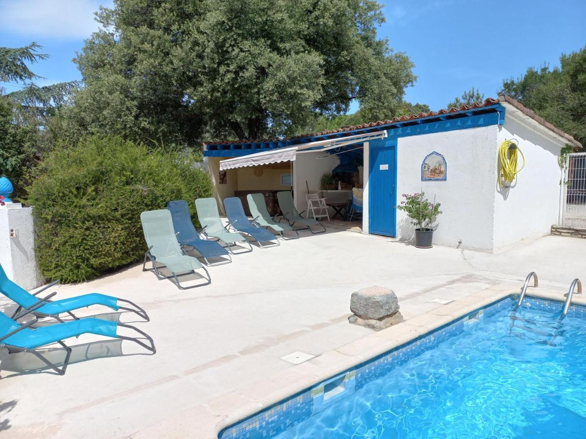 Gites De Plos Appart Chalet Piscine Spa Anduze Eksteriør billede