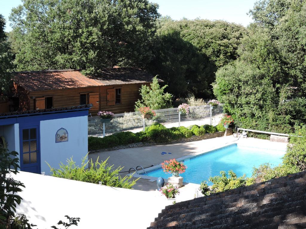 Gites De Plos Appart Chalet Piscine Spa Anduze Eksteriør billede